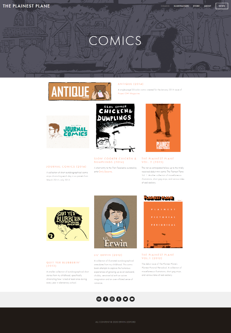 Plainest Plane Comics Page